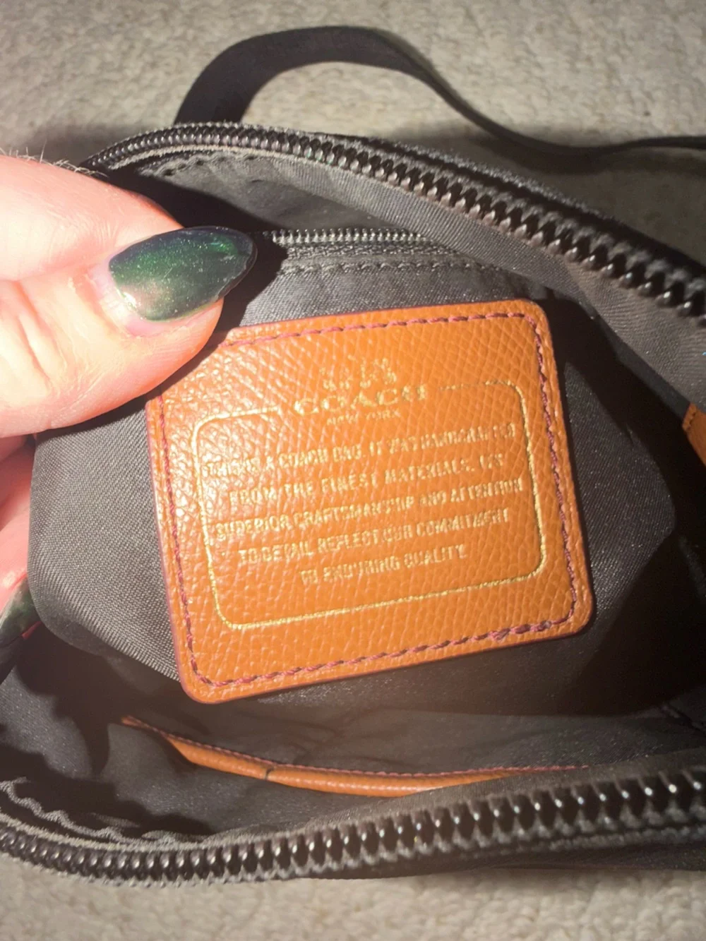 Coach sleek crossbody